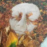 Cycles of nature cover the face hidden in the debris of fall's leaves